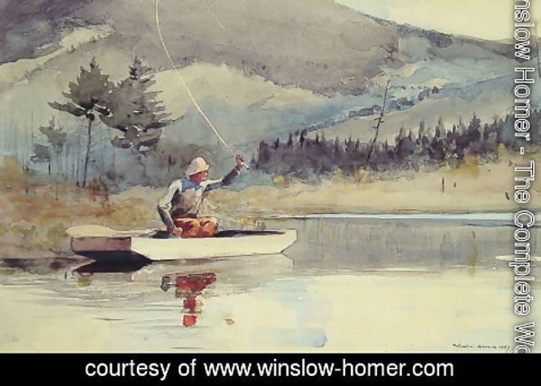 Winslow Homer - A Quiet Pool on a Sunny Day