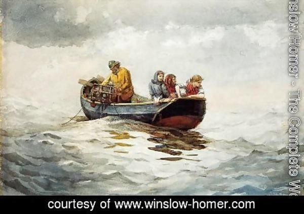 Winslow Homer - Crab Fishing