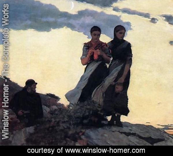 Winslow Homer - Early Evening (or Sailors Take Warning)