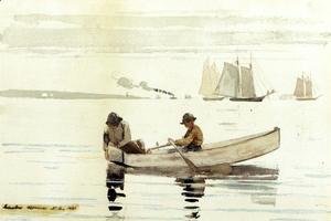 Winslow Homer - Boys Fishing, Gloucester Harbor