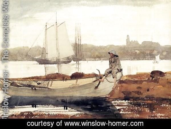 Winslow Homer - Gloucester Harbor and Dory