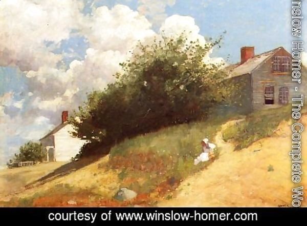 Winslow Homer - Houses on a Hill