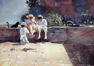Winslow Homer - Boys and Kitten