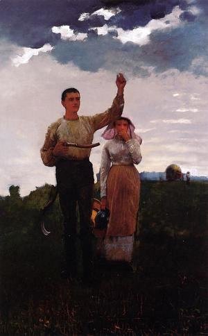 Winslow Homer - Answering the Horn (or The Home Signal)