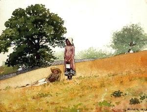 Winslow Homer - Boy and Girl on a Hillside