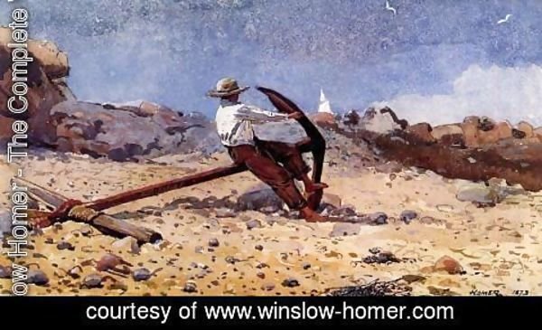 Winslow Homer - Boy with Anchor