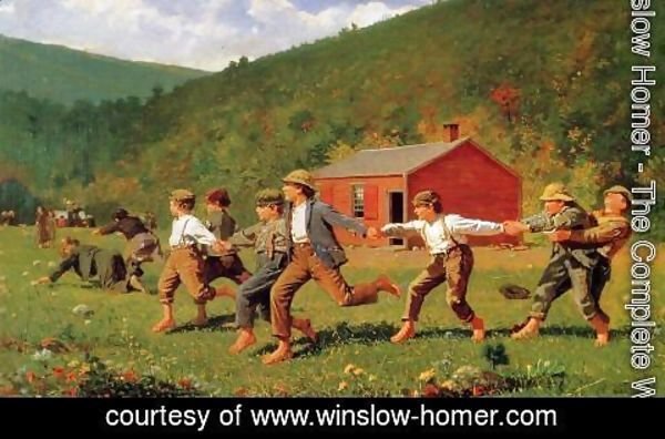 Winslow Homer - Snap the Whip I
