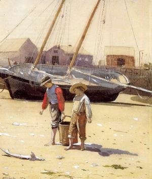 Winslow Homer - A Basket of Clams