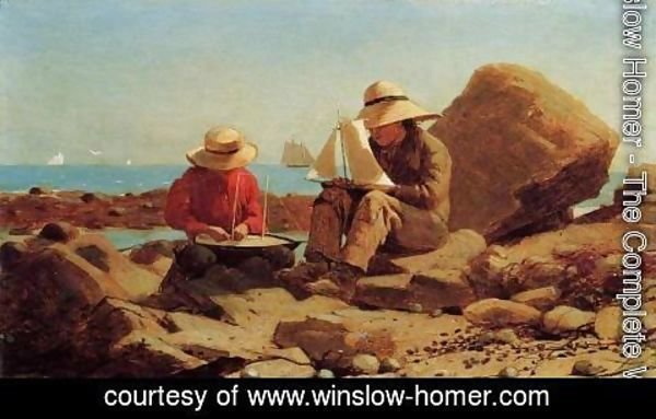 Winslow Homer - The Boat Builders