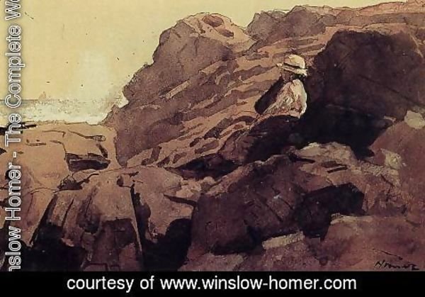 Winslow Homer - Boy on the Rocks