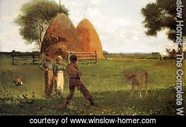 Winslow Homer - Weaning the Calf