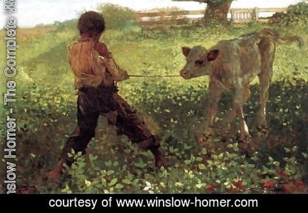Winslow Homer - The Unruly Calf