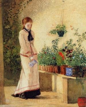 Winslow Homer - Girl Watering Plants