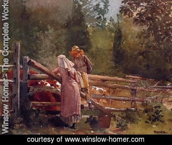 Winslow Homer - Feeding Time