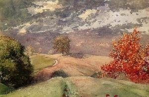 Winslow Homer - Autumn, Mountainville, New York I