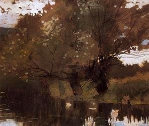 Winslow Homer - Pond and Willows, Houghton Farm