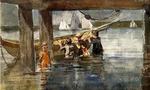 Winslow Homer - Childred Playing under a Gloucester Wharf