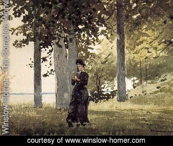 Winslow Homer - Woman with a Flower