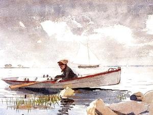Winslow Homer - A Girl in a Punt