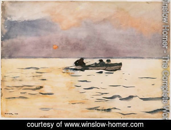 Winslow Homer - Rowing Home