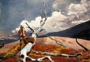 Winslow Homer - Woodsman and Fallen Tree
