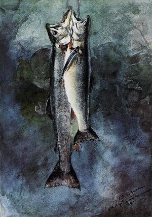 Winslow Homer - Two Trout I
