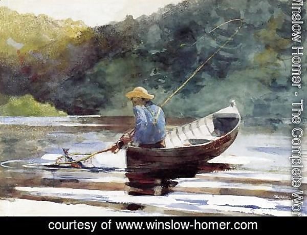 Winslow Homer - Boy Fishing