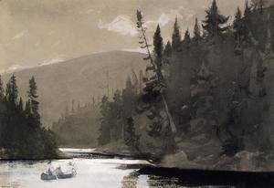 Winslow Homer - Three Men in a Canoe