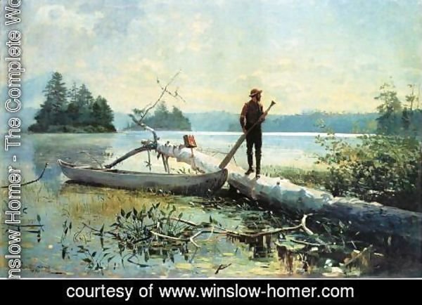 Winslow Homer - The Trapper, Adirondacks