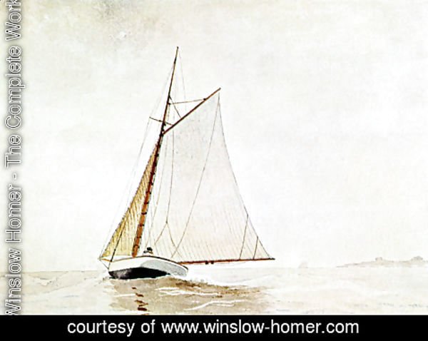 Winslow Homer - Yachting, off Cloucester
