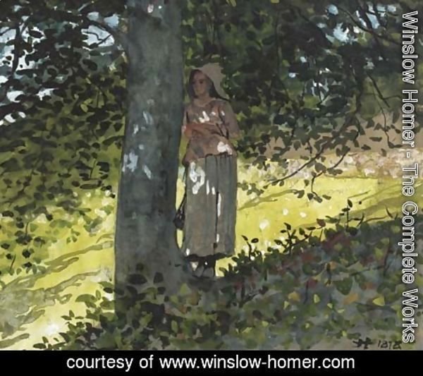 Winslow Homer - A Shady Spot, Houghton Farm