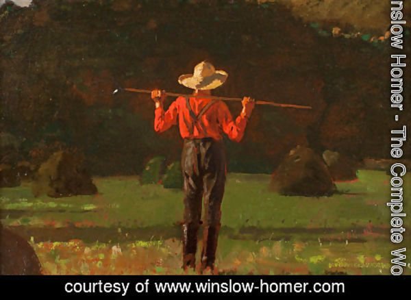 Winslow Homer - Farmer with a Pitchfork