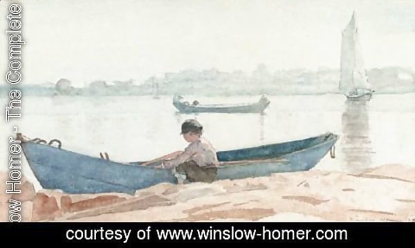 Winslow Homer - Boy With Blue Dory