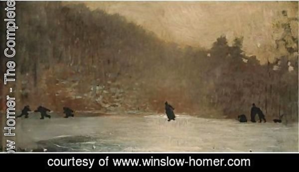 Winslow Homer - Skating Scene