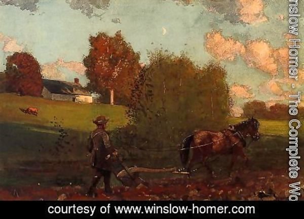 Winslow Homer - The Last Furrow