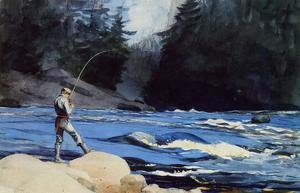 Winslow Homer - Quananiche, Lake St. John