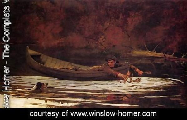 Winslow Homer - Hound and Hunter