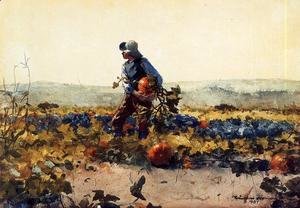 Winslow Homer - For the Farmer's Boy (old English Song)