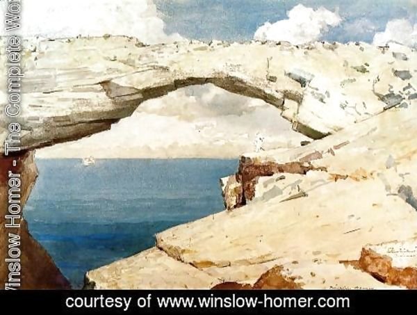 Winslow Homer - Glass Windows, Bahamas