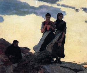 Winslow Homer - Early Evening (or Sailors Take Warning)