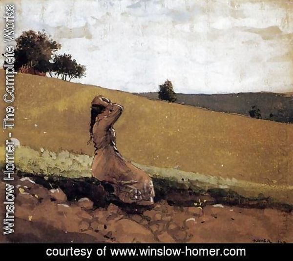 Winslow Homer - The Green Hill (or On the Hill)