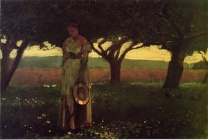 Winslow Homer - Girl in the Orchard