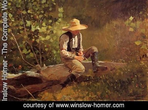 Winslow Homer - The Whittling Boy