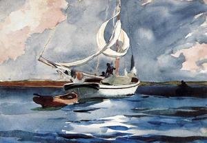 Winslow Homer - Sloop, Nassau
