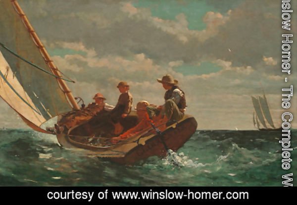 Winslow Homer - Breezing Up (or A Fair Wind)