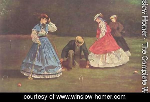 Winslow Homer - Croquet Scene
