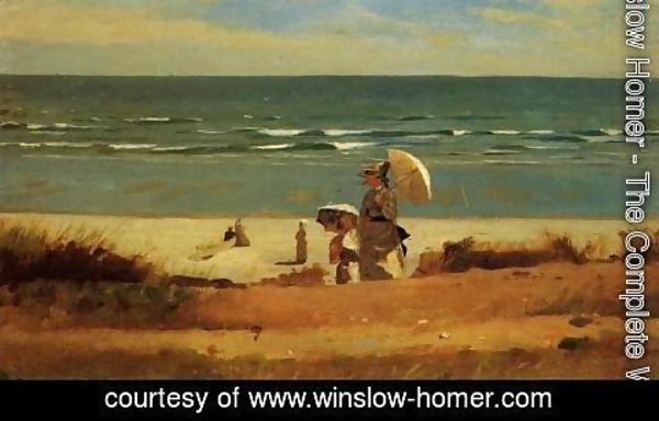 Winslow Homer - On the Beach, Marshfield