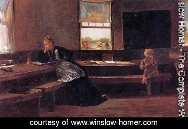 Winslow Homer - The Noon Recess