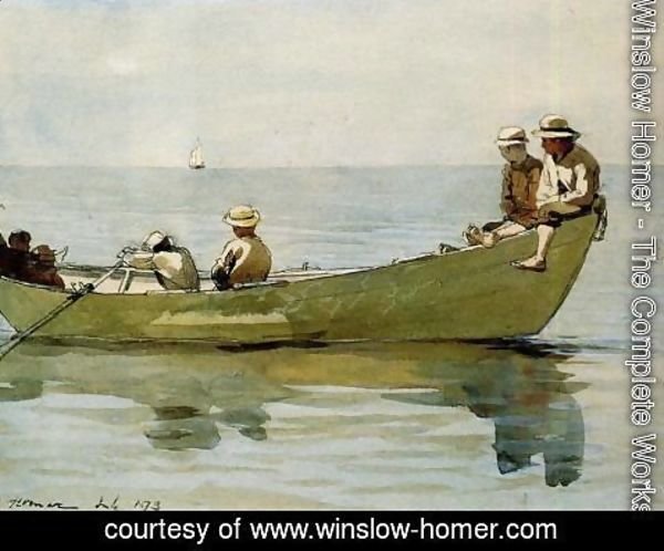 Winslow Homer - Seven Boys in a Dory