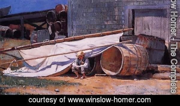 Winslow Homer - Boy in a Boatyard